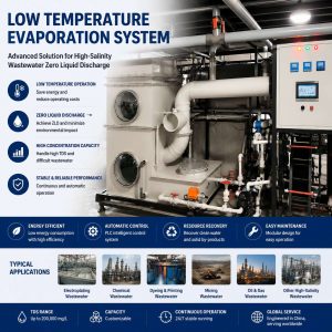 Electroplating Solution Recovery System With Low Temperature Evaporator
